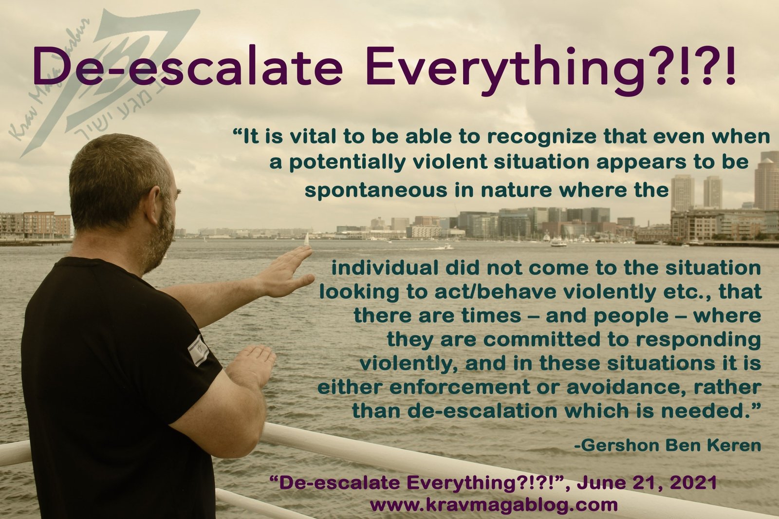 De-escalation Training Boston - De-escalate Everything